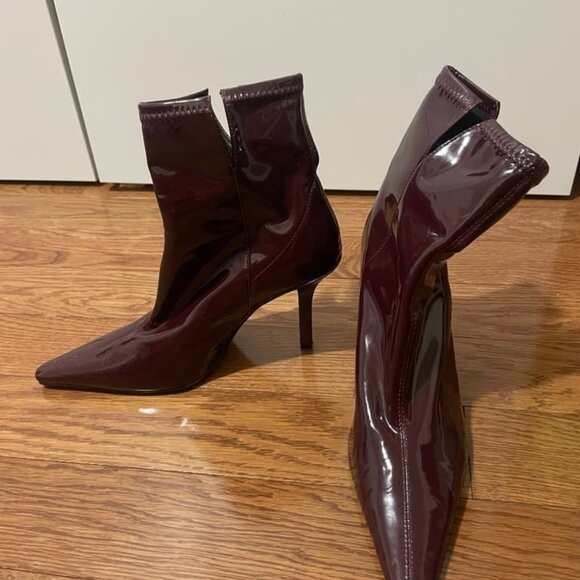 Burgundy Boots Size 9 - Picture 4 of 4